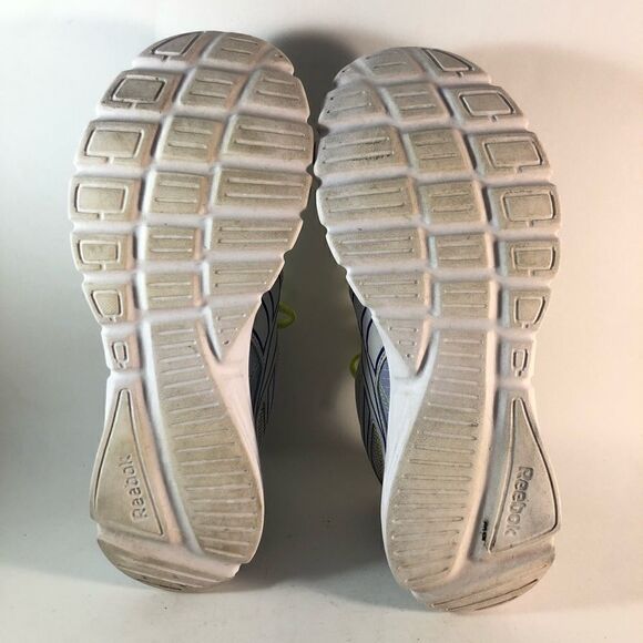 Reebok womens shoes lace up memory foam sneakers gray white size 7.5 - Picture 7 of 8